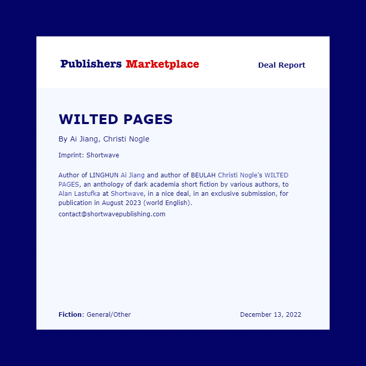 Wilted Pages PMDR