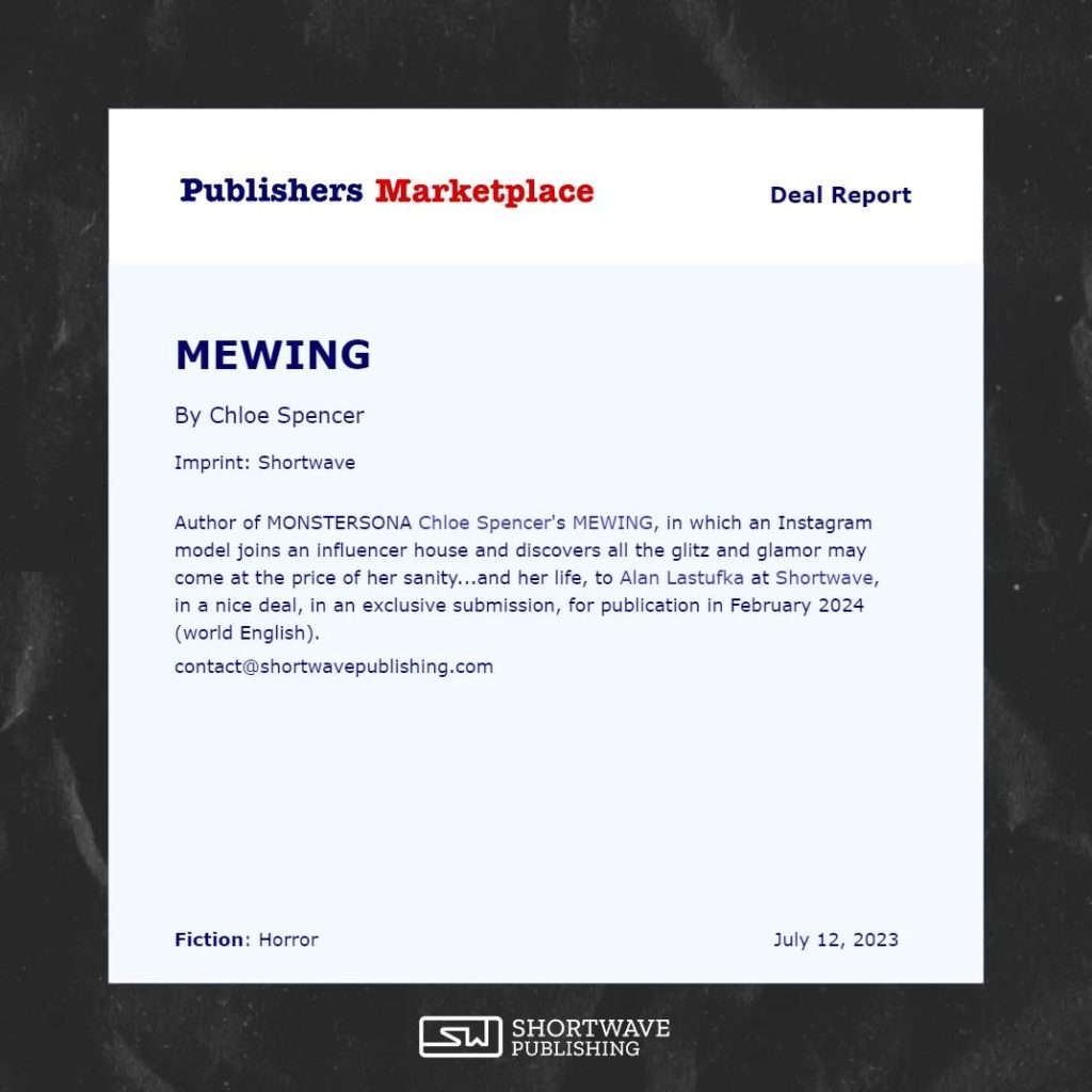 New Deal Announcement - MEWING