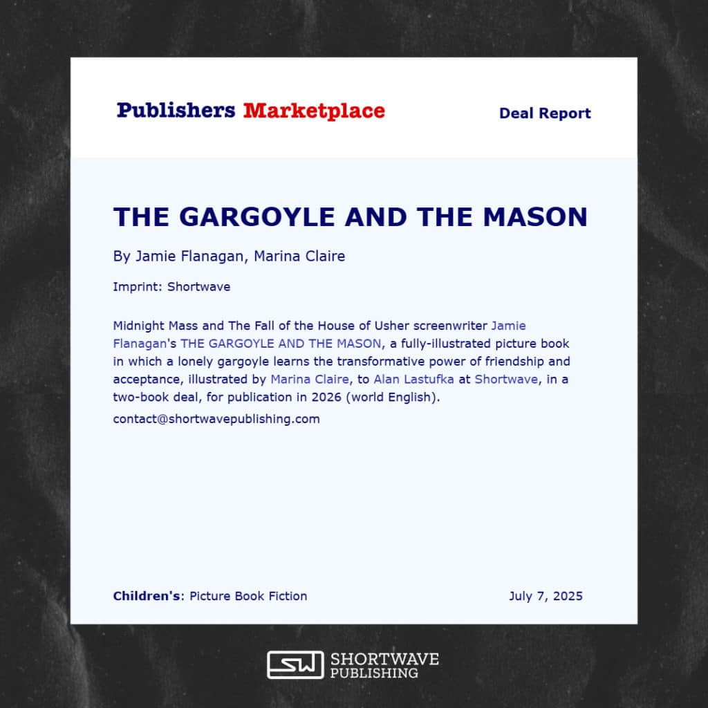 New Deal Announcement - THE GARGOYLE AND THE MASON